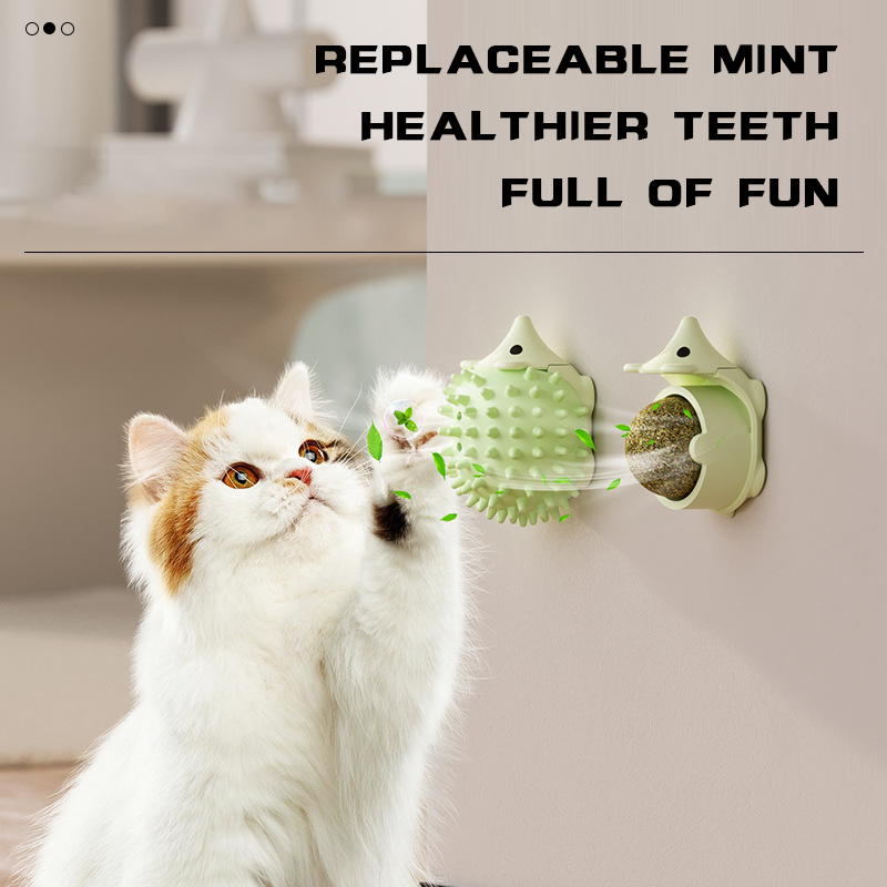 Cat Self-Groomer Wall Brush